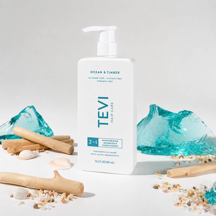 Moisturizing 2-in-1 Shampoo & Conditioner Ocean & Timber
