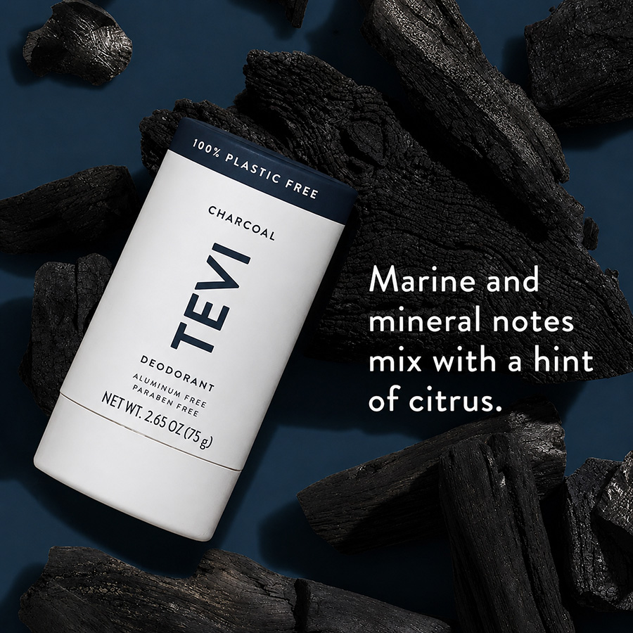 Plastic Free Deodorant Stick Charcoal